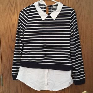 Stripey tunic jumper